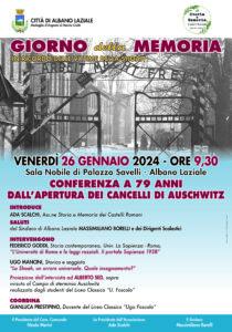 giornata della memoria 2024 - 26 gennaio