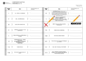Scheda elettorale