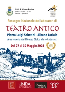 copertina rassegna nazionale dei laboratori di teatro antico