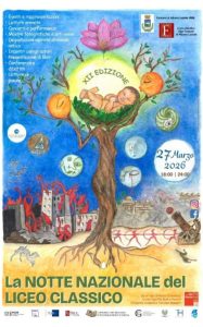 Locandina della Notte Nazionale del Liceo Classico